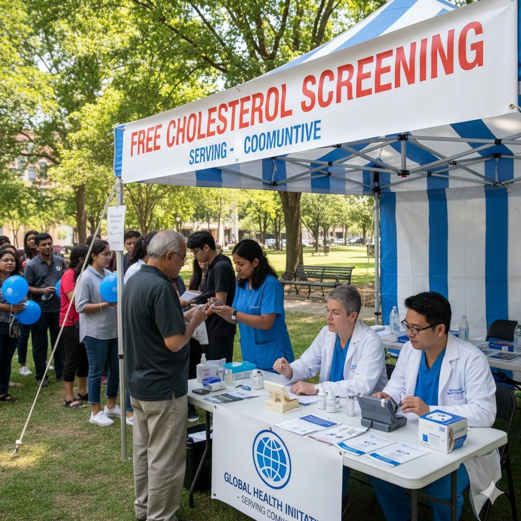 Support to Free Medical Cholesterol Test